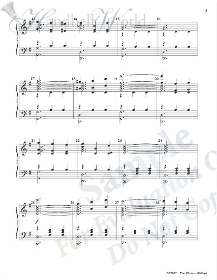 Two Classic Waltzes Two Classic Waltzes 5-Octaves scores gallery preview page 6
