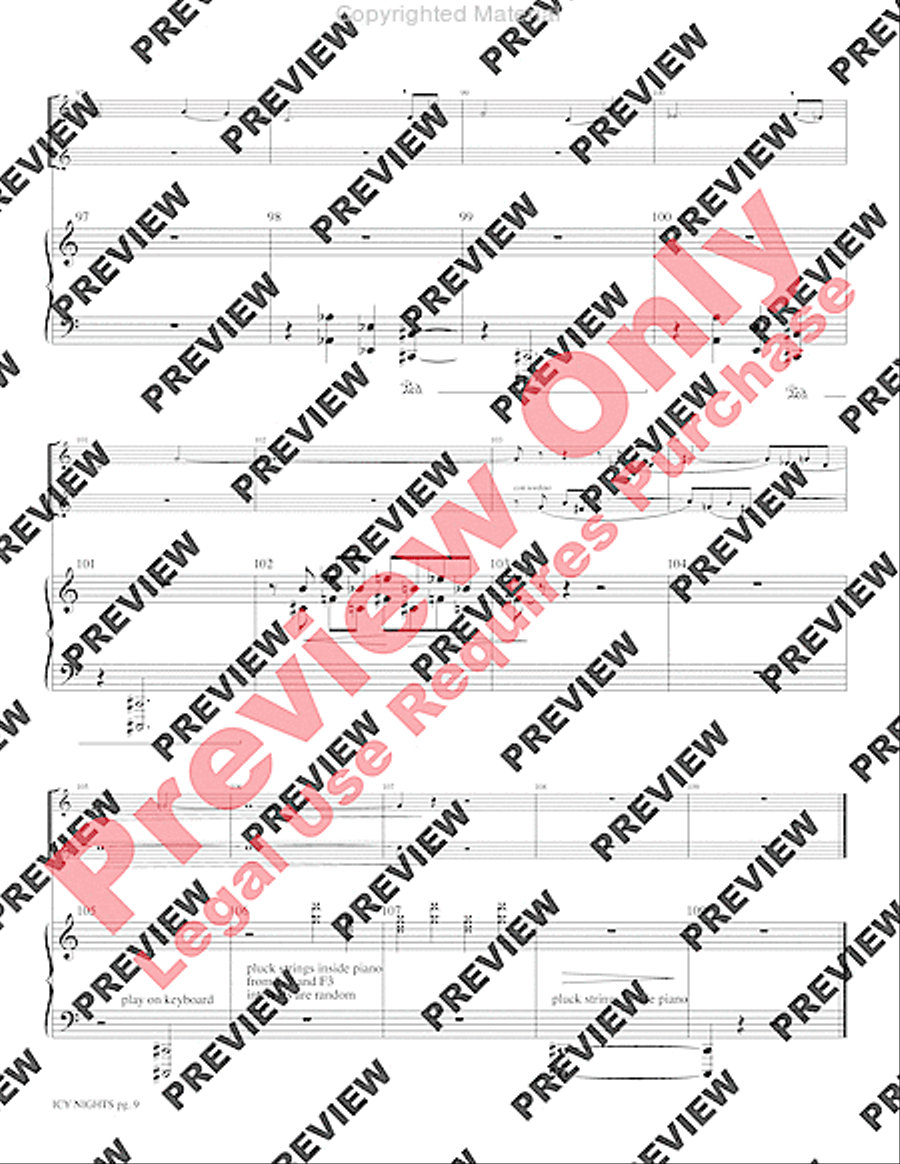 Icy Nights Brass Duet scores gallery preview page 11