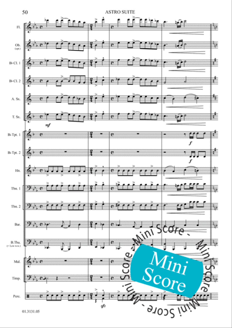 Astro Suite Concert Band scores gallery preview page 56