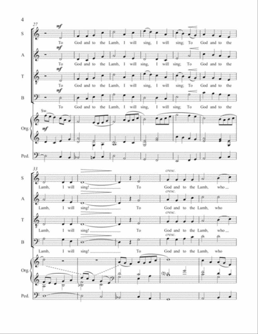 Wondrous Love Wondrous Love 4-Part scores gallery preview page 4