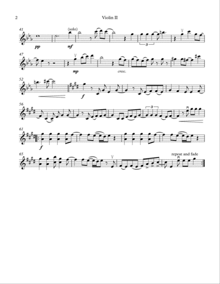 Ain't No Mountain High Enough String Quartet scores gallery preview page 4