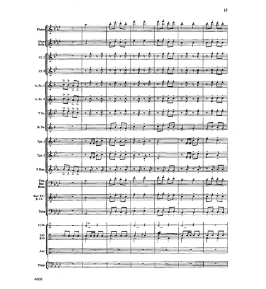 Can-Can You Name These Tunes? Concert Band scores gallery preview page 14