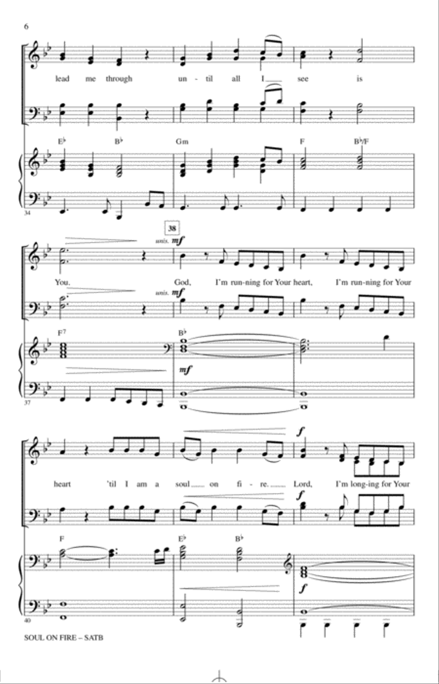 Soul On Fire 4-Part scores gallery preview page 5