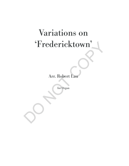 Variations on "Fredricktown" image number null