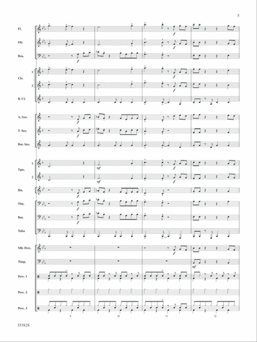 Celebration: Score Concert Band scores gallery preview page 5