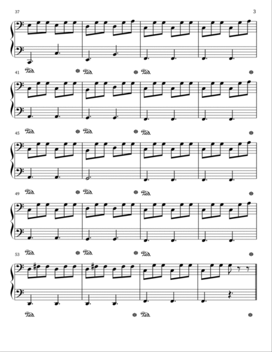 Chemtrails Easy Piano scores gallery preview page 3