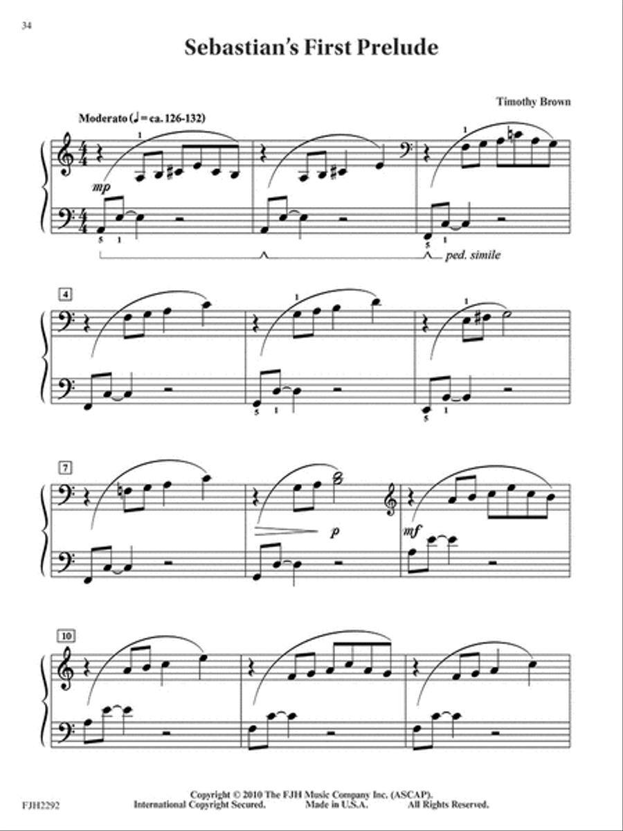 FJH Solos at Their Best!, Book 3 Easy Piano scores gallery preview page 4