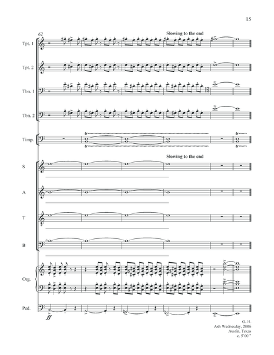 An Easter Introit (Full Score) Choir scores gallery preview page 32