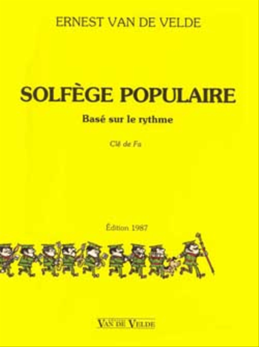 Solfege Populaire - Cle De Fa Score scores gallery preview page 1