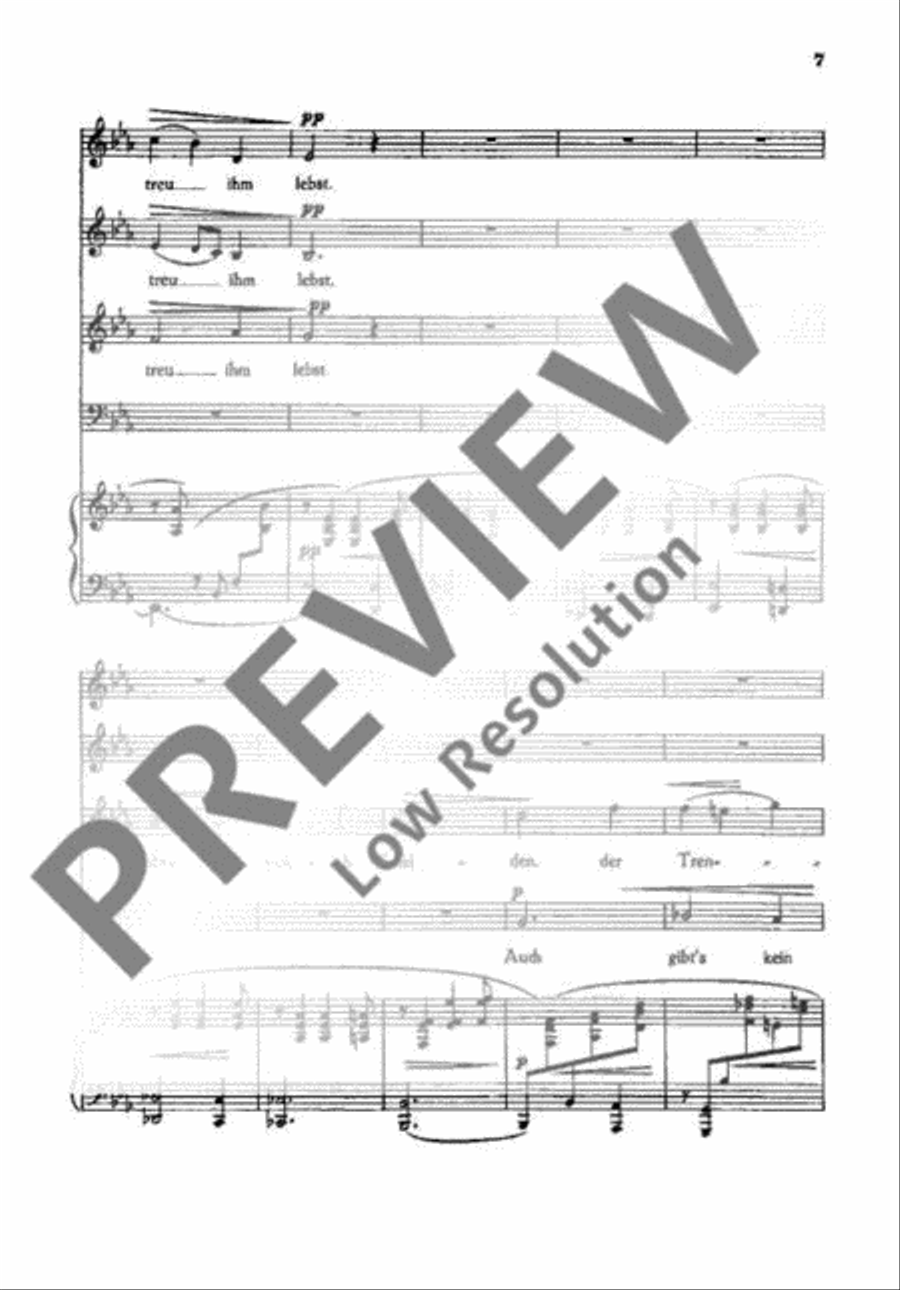 Drei Chöre 4-Part scores gallery preview page 10