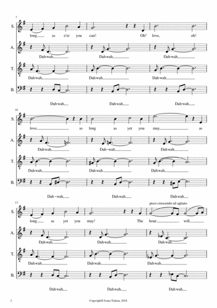 Dream of Love, SATB image number null