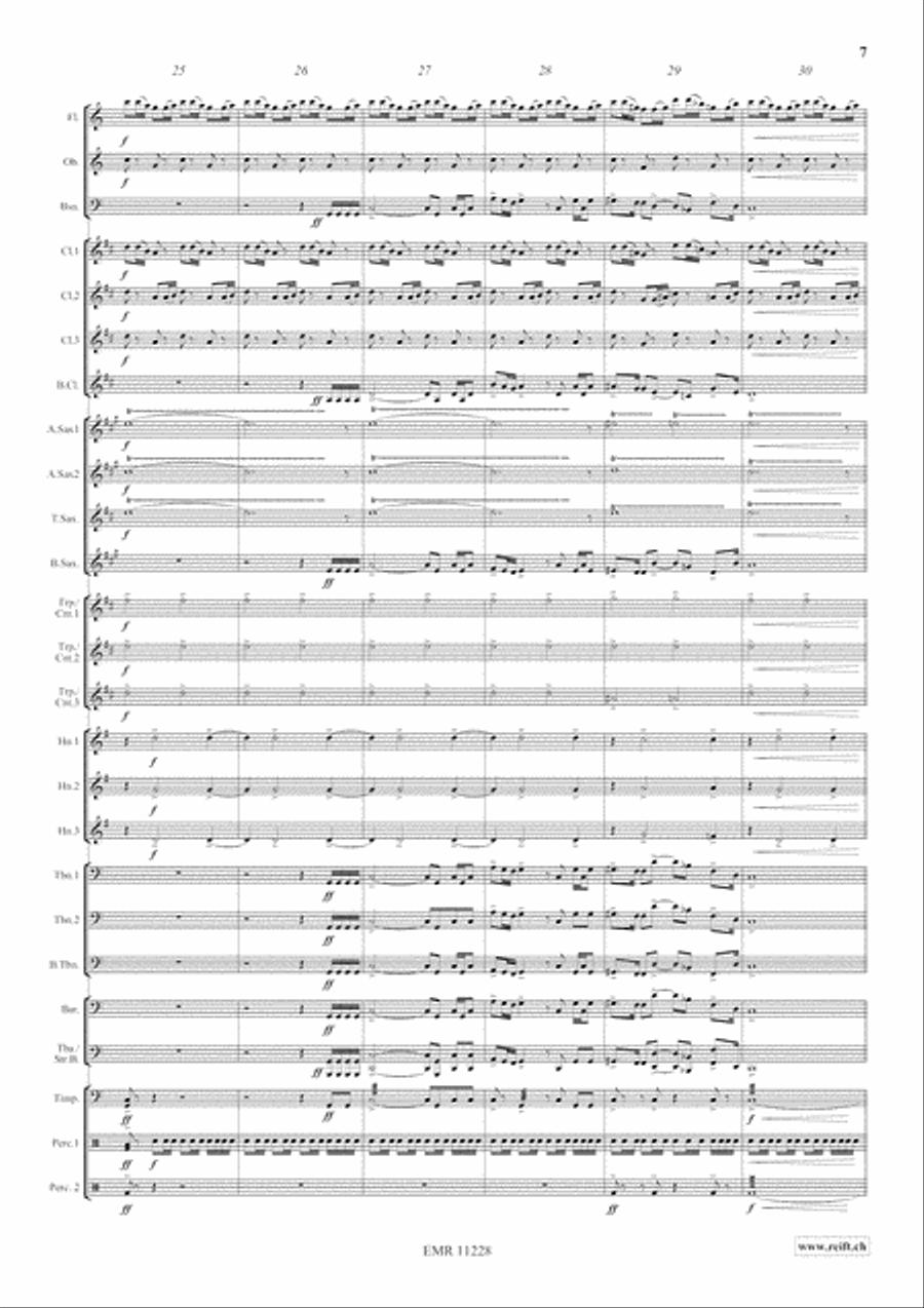 Clouds Concert Band scores gallery preview page 9