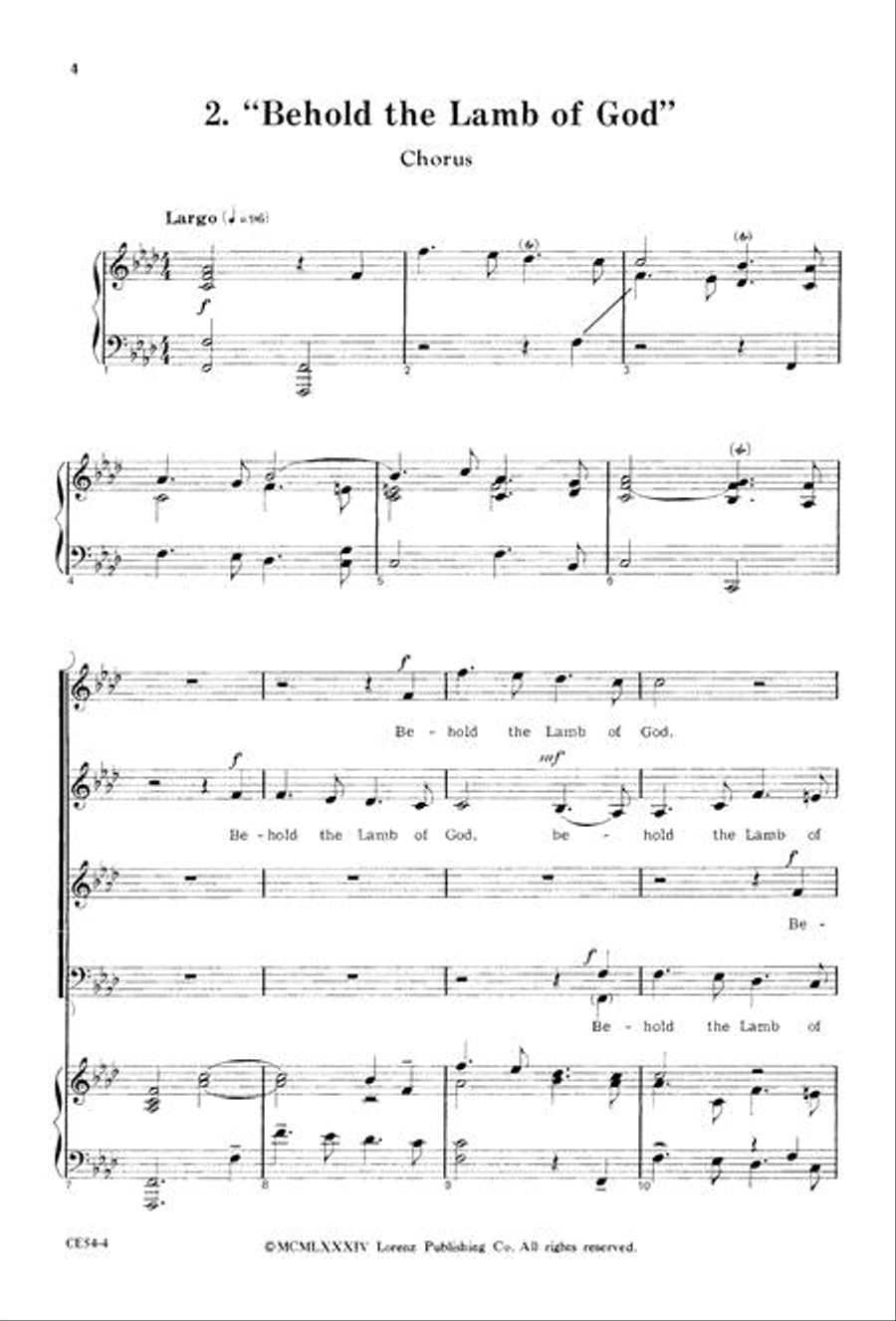Handel's Messiah - The Easter Celebration 4-Part scores gallery preview page 6