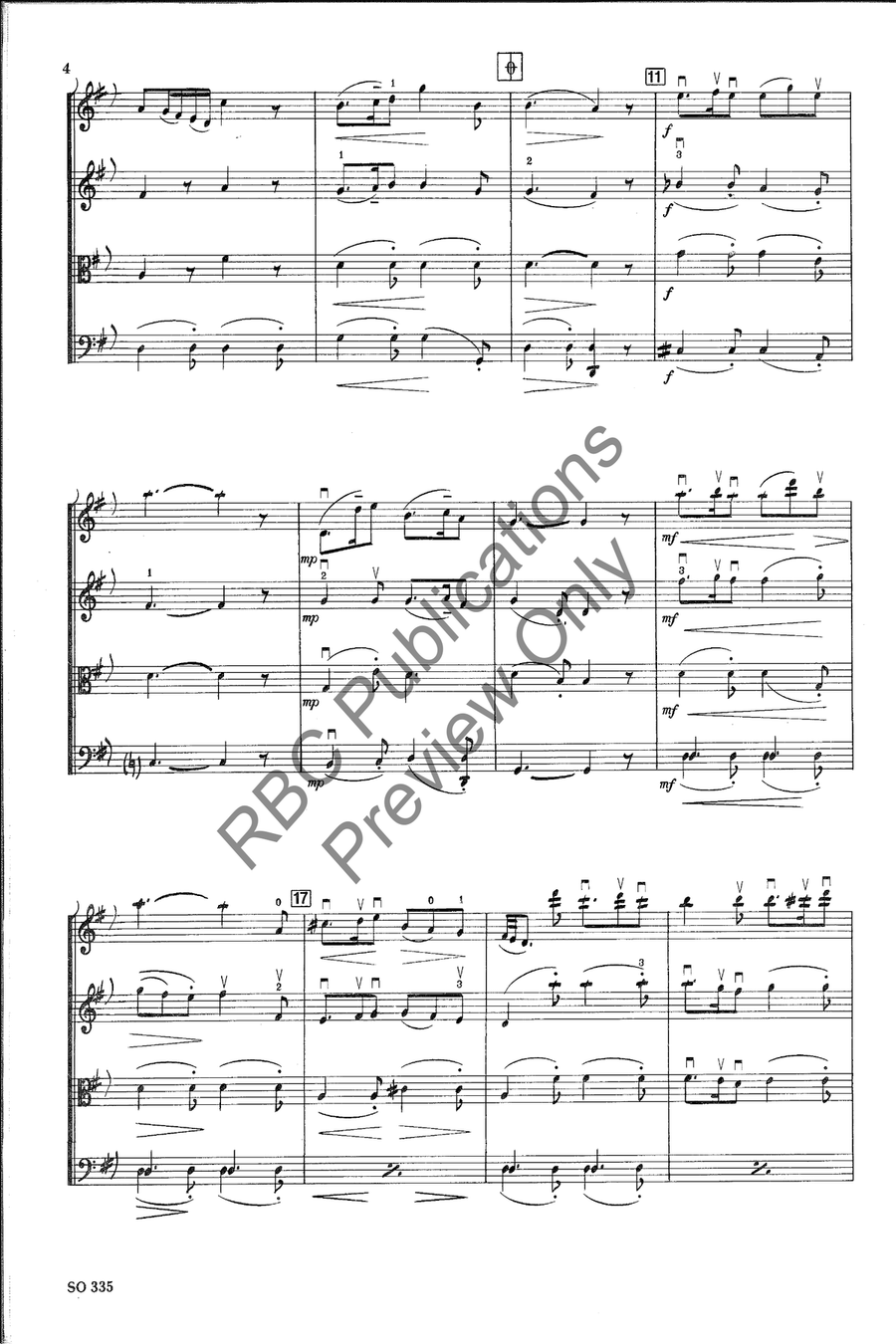 Leclair Suite Leclair Suite String Orchestra scores gallery preview page 5