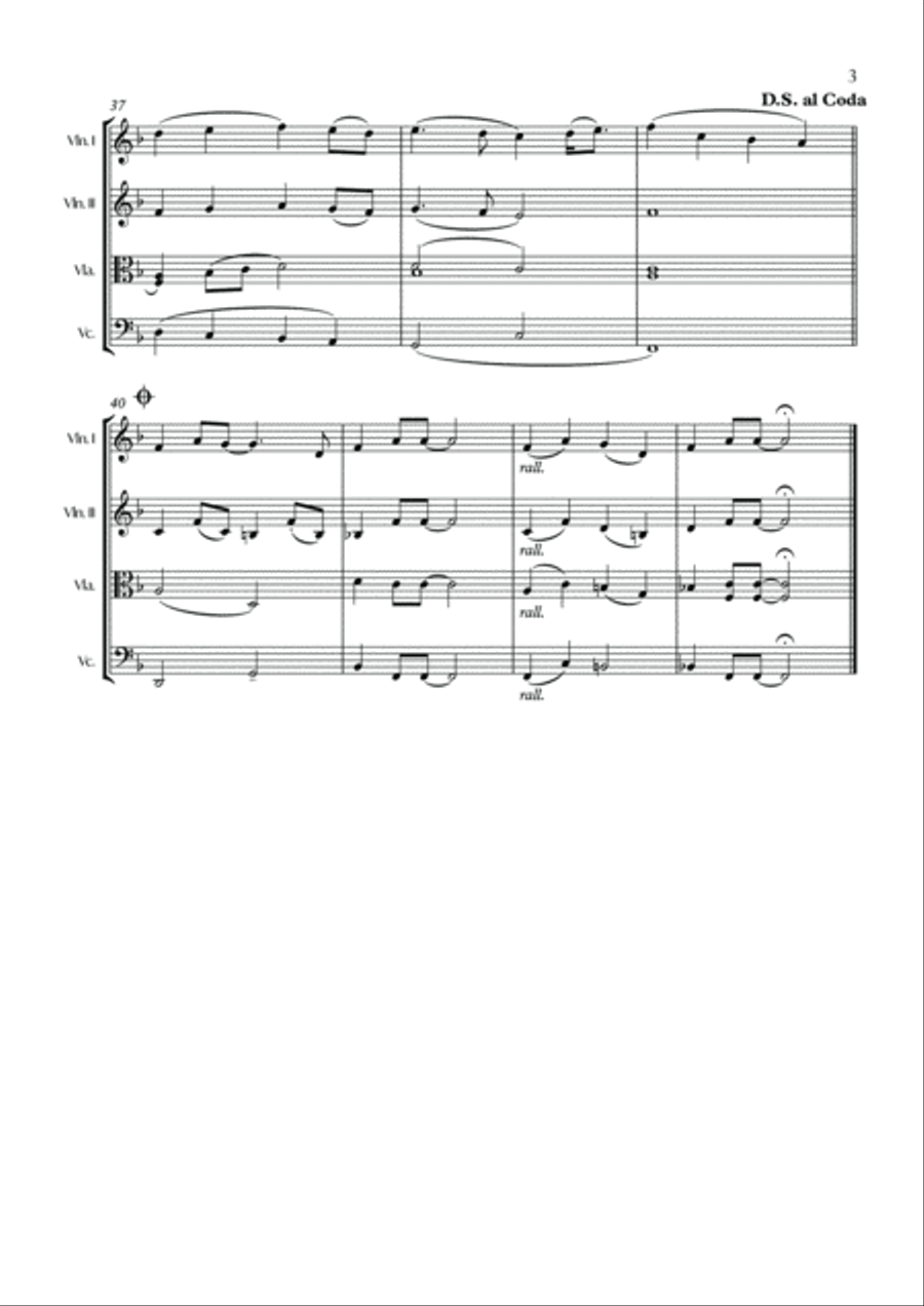 Yesterday String Quartet scores gallery preview page 4