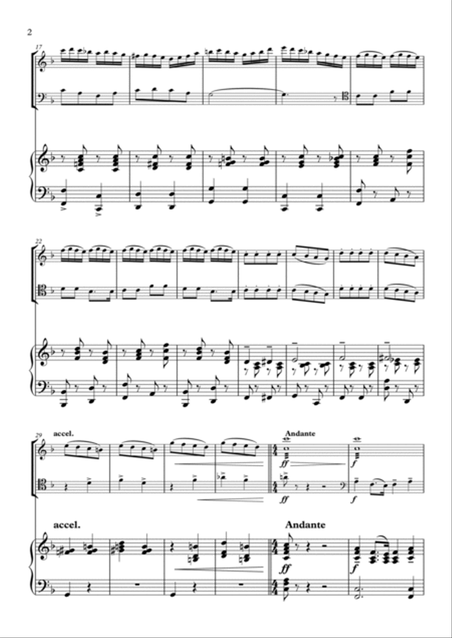 Overture - Oklahoma! Piano Trio scores gallery preview page 2
