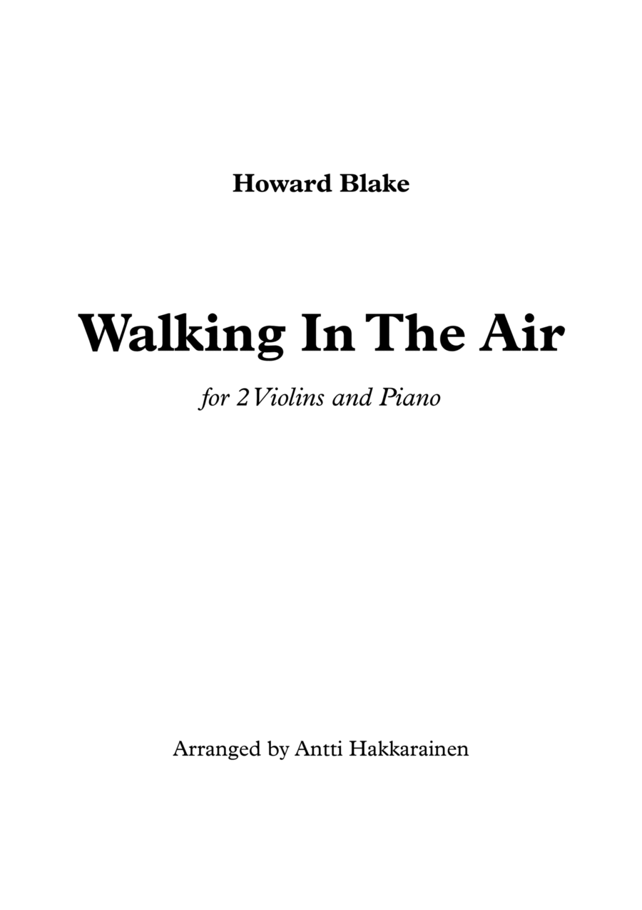 Walking In The Air Walking In The Air String Duet scores gallery preview page 1