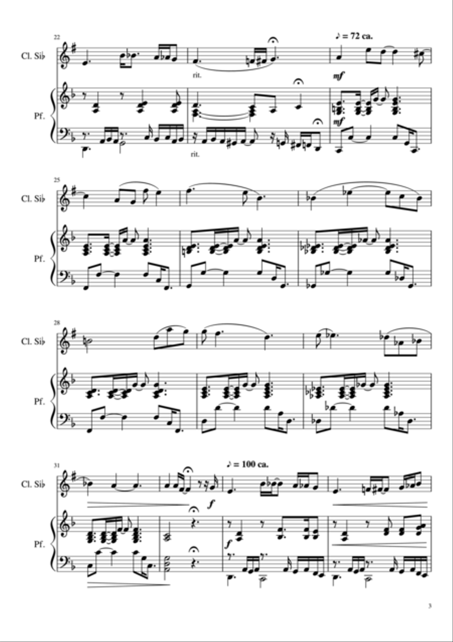 ClarinoSong Woodwind Duet scores gallery preview page 3