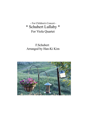 Schubert Lullaby (For Viola Quartet)