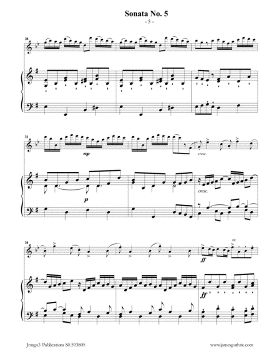 Vivaldi: Sonata No. 5 for Oboe d'Amore & Piano image number null