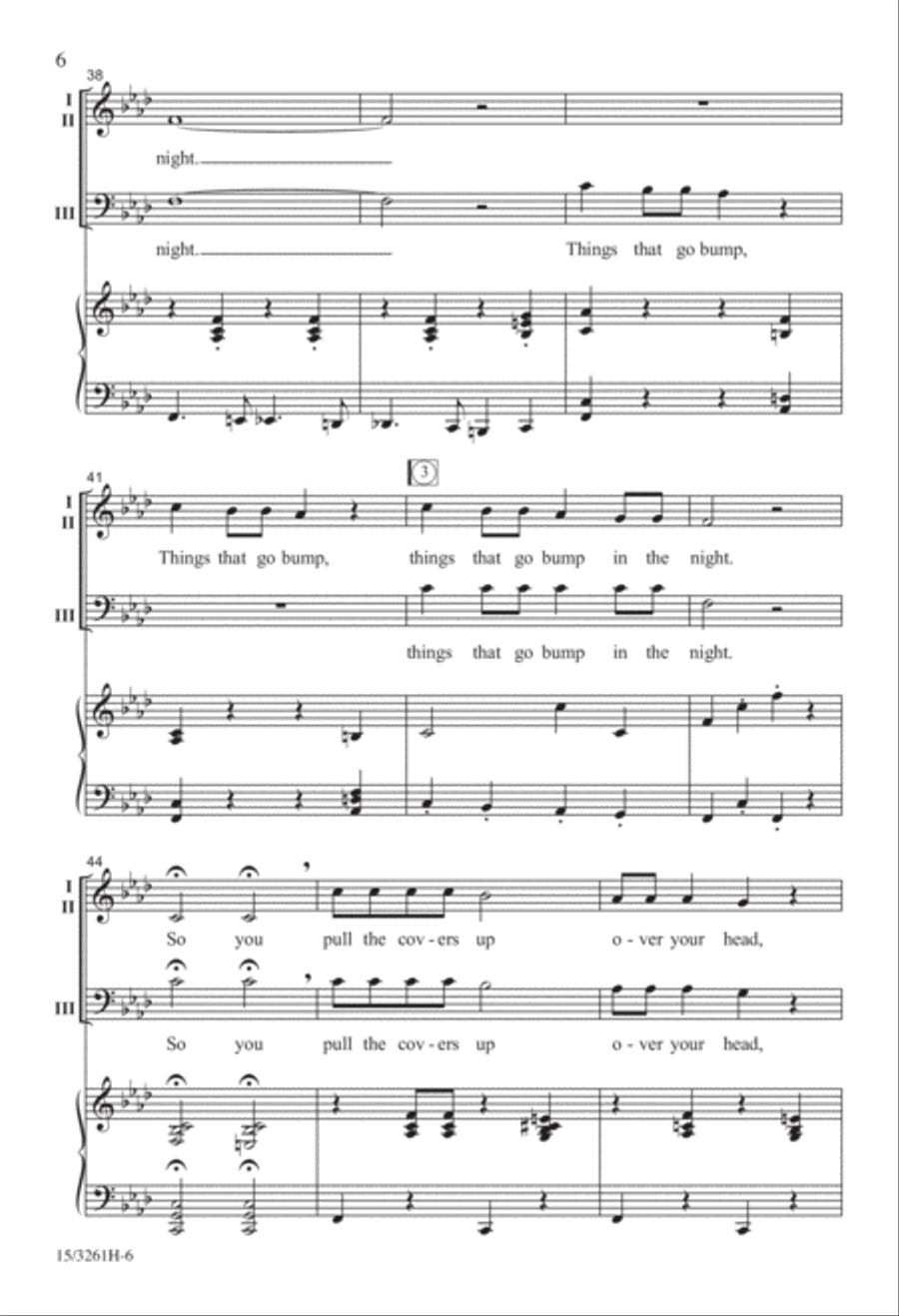Things That Go Bump in the Night 3-Part scores gallery preview page 6