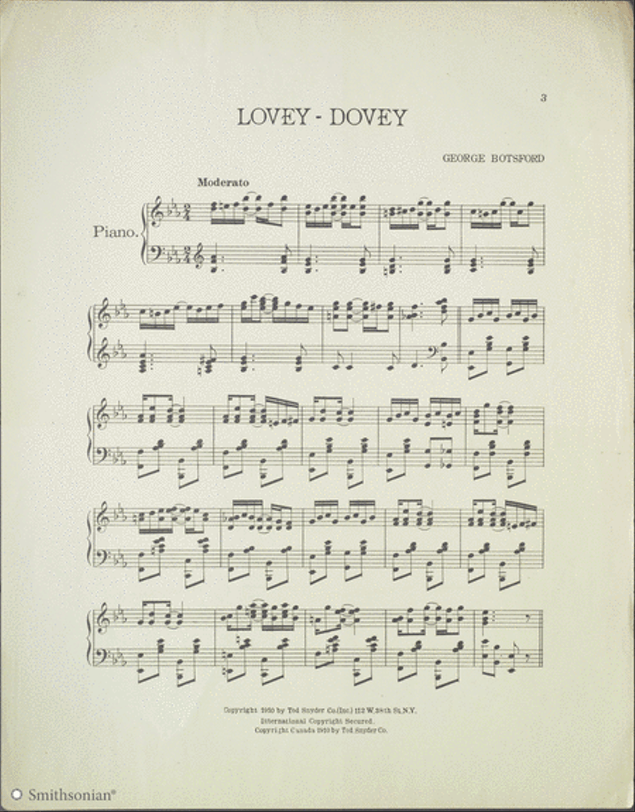 Lovey Dovey Rag Piano Solo scores gallery preview page 3