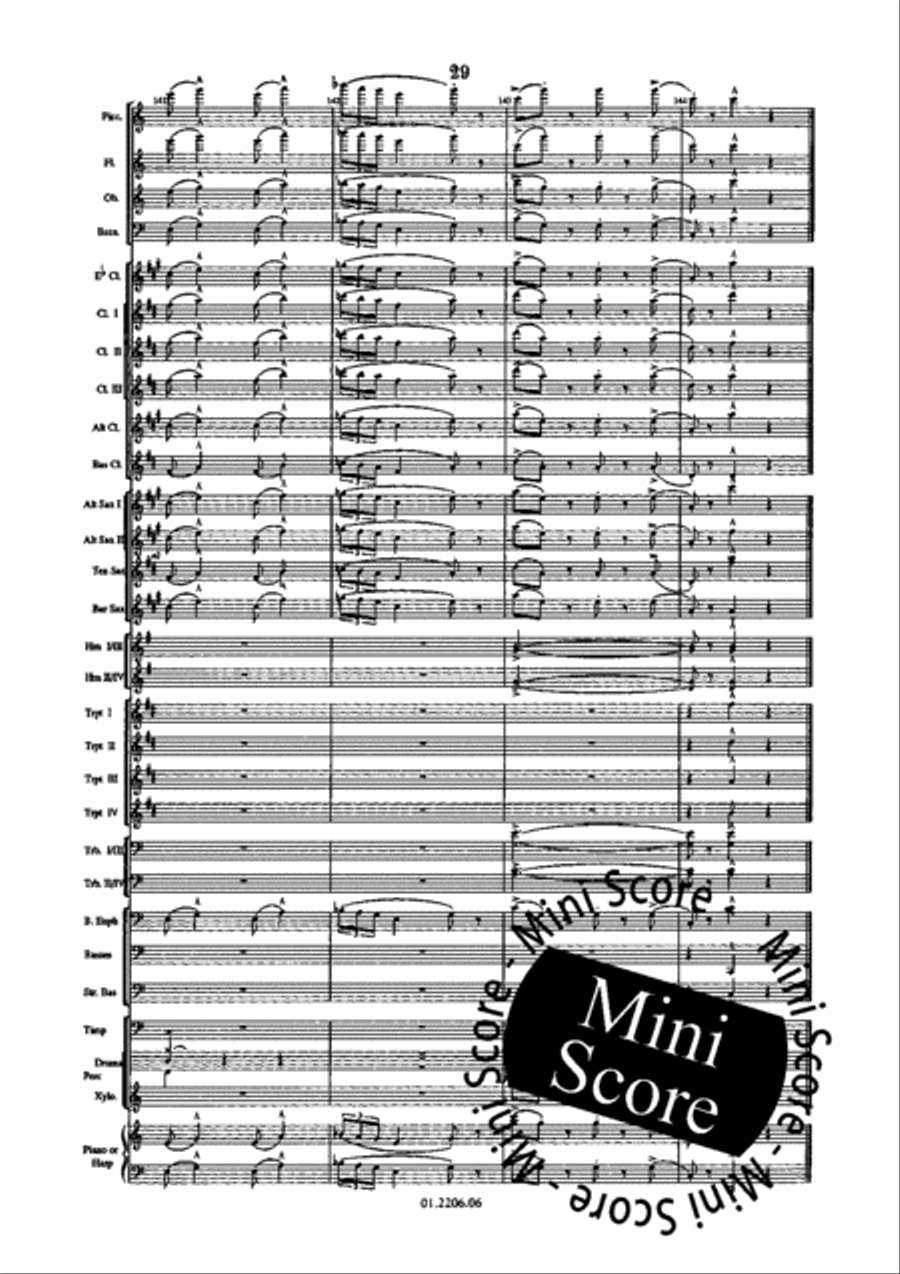 Glenn Plays Afer The Ball Concert Band scores gallery preview page 33