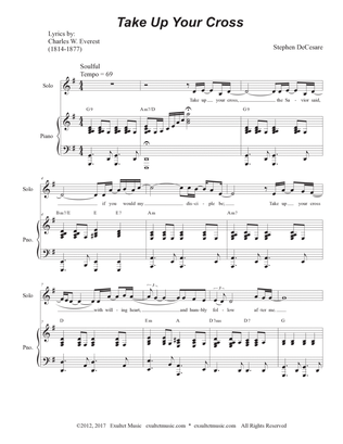 Take Up Your Cross (Solo with SATB)
