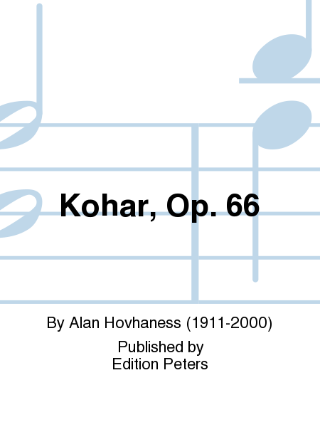 Kohar Opus 66 for Chamber Orchestra (Full Score)