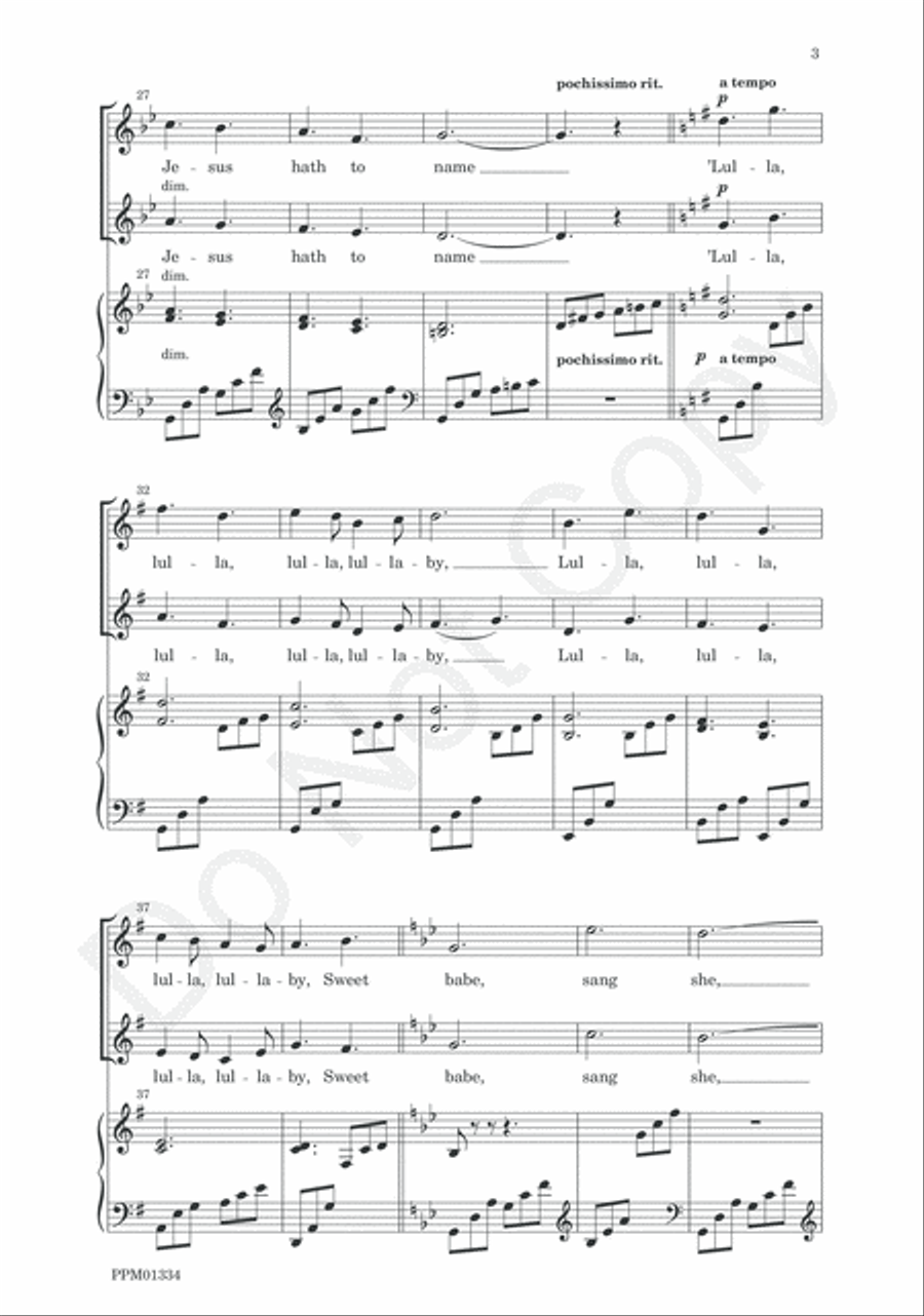 Lute-Book Lullaby Lute-Book Lullaby Women's Choir scores gallery preview page 6