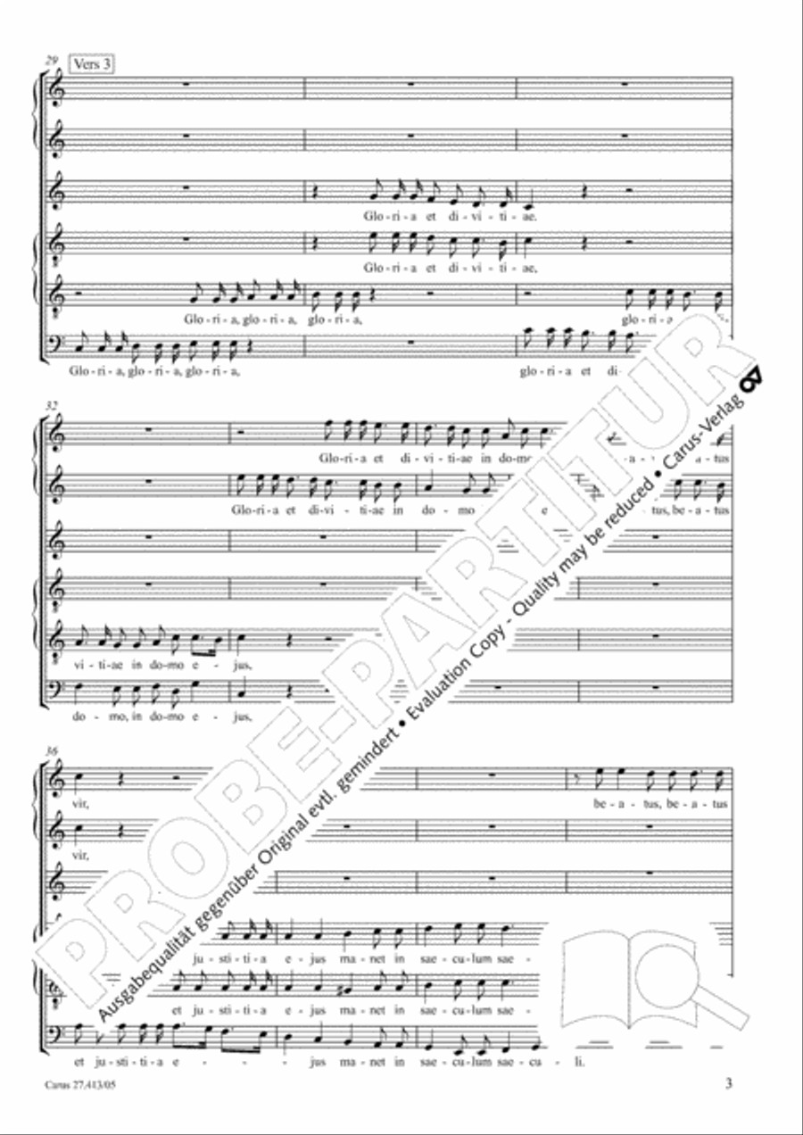 Beatus Primo Choir scores gallery preview page 4