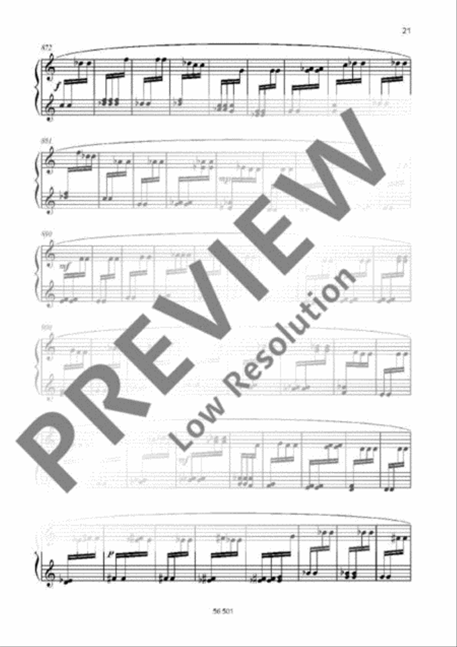 Whirling Udumbara I & II Piano Solo scores gallery preview page 17