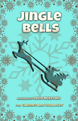 Jingle Bells, Jazz Style, for Clarinet and Viola Duet