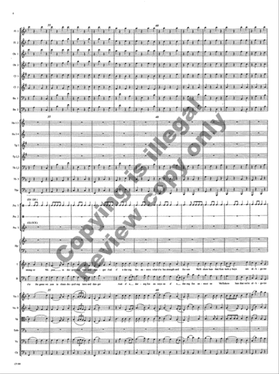 American Folk Song Suite (Orchestra Score) Choir scores gallery preview page 7