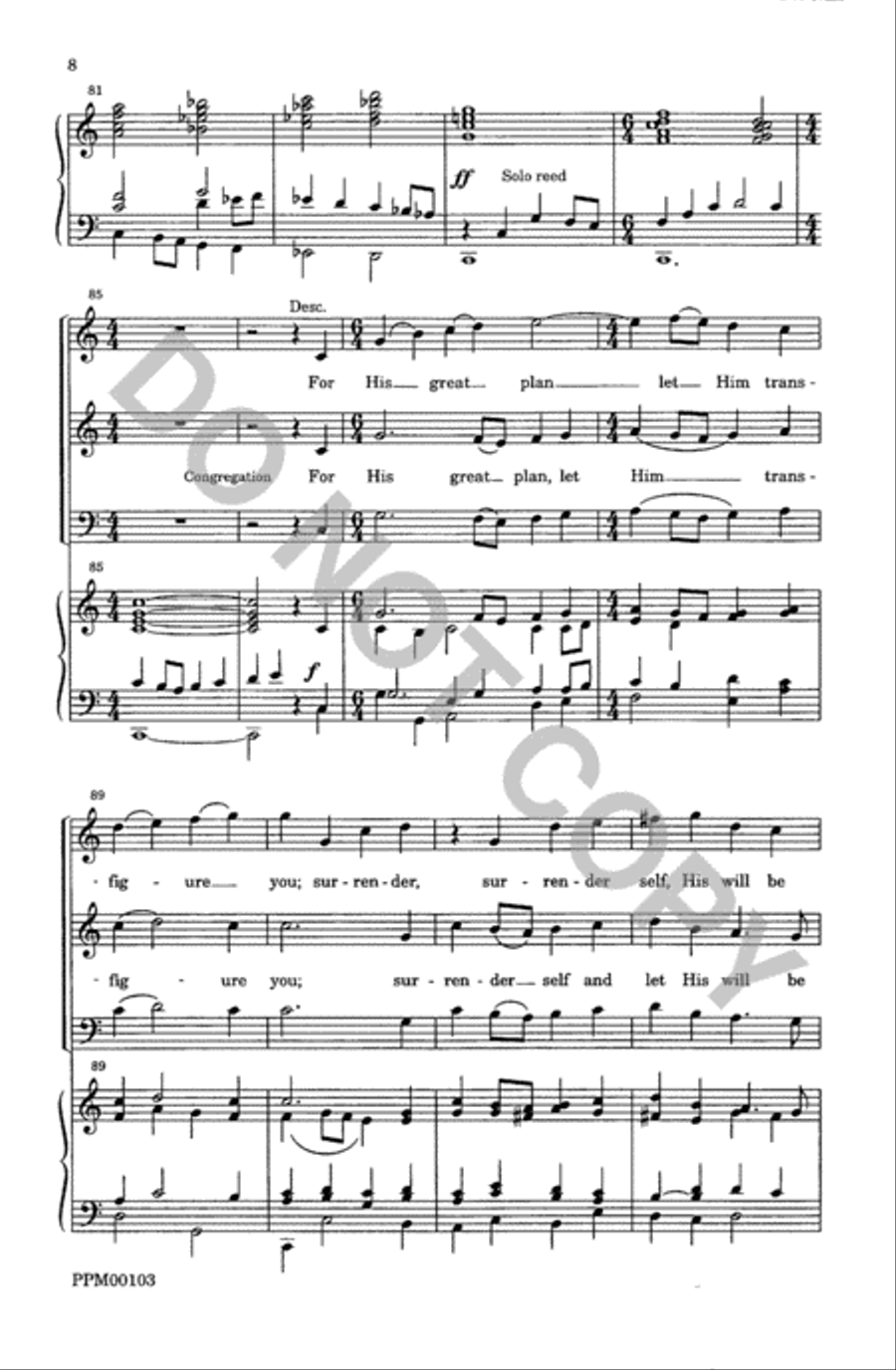 All You Who with Bright Hope 4-Part scores gallery preview page 9