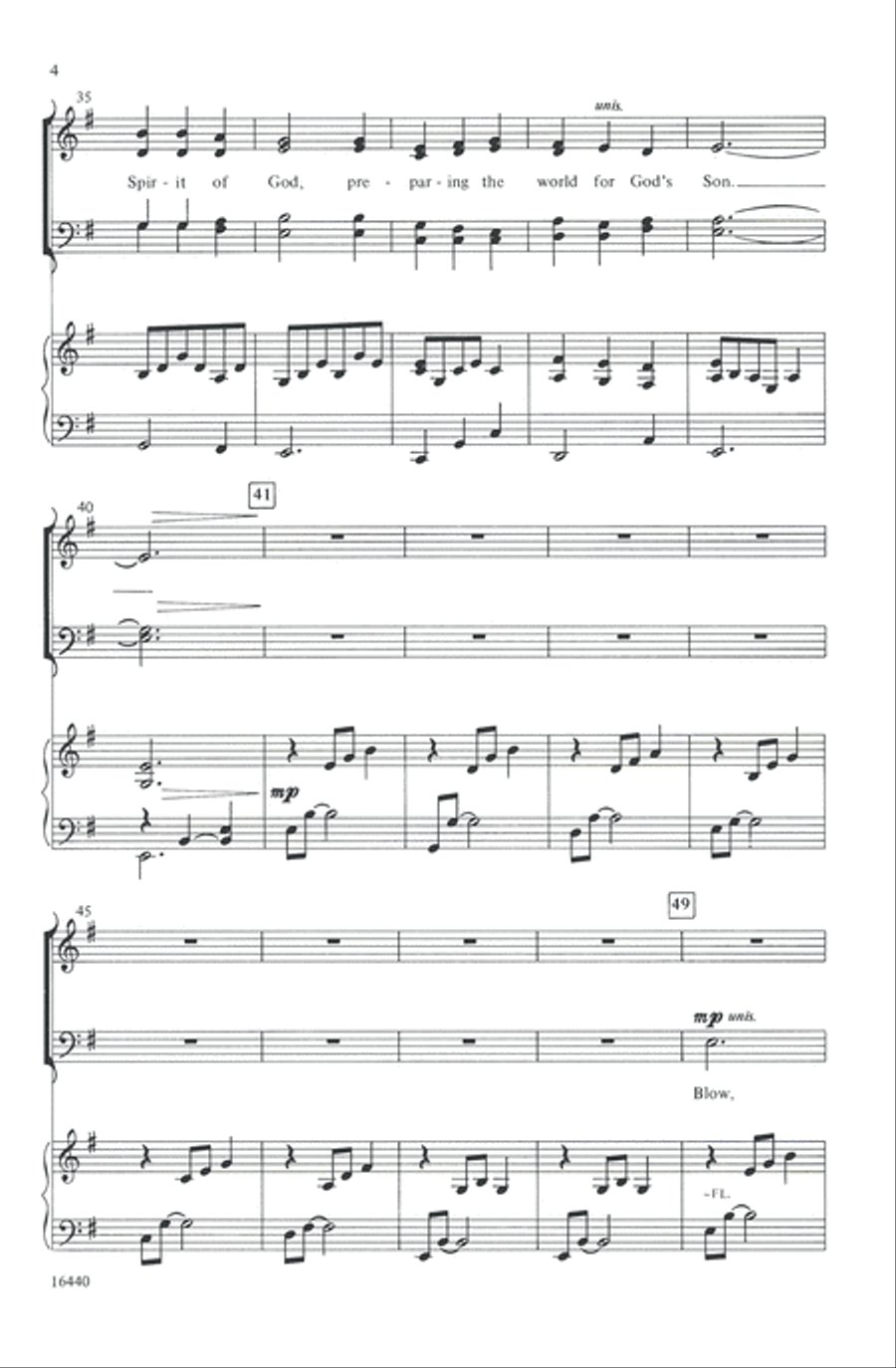 Bethlehem Wind 4-Part scores gallery preview page 14