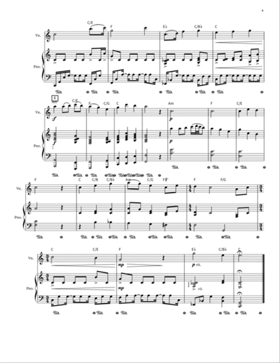 Be Thou My Vision String Duet scores gallery preview page 4