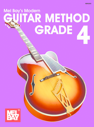 Book cover for Modern Guitar Method Grade 4