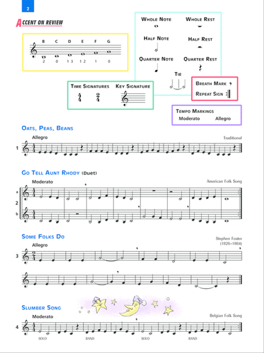 Accent on Achievement, Book 2 Concert Band Methods scores gallery preview page 2