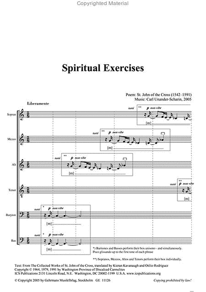 Spiritual exercises