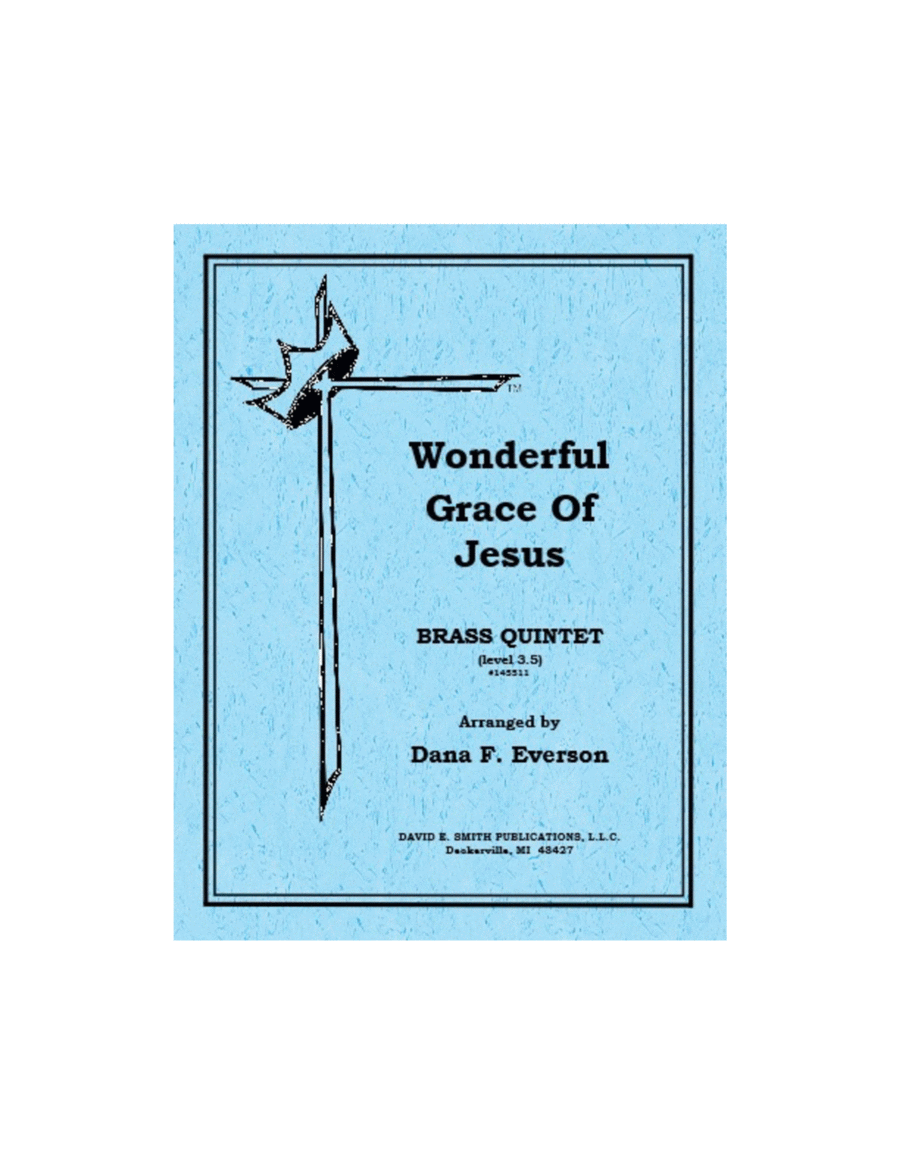 Wonderful Grace Of Jesus Wonderful Grace Of Jesus Brass Quintet scores gallery preview page 1