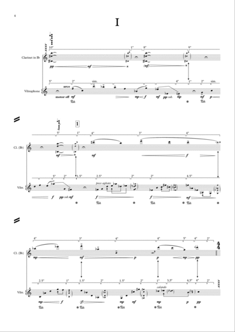 Liminal Spaces B-Flat Clarinet scores gallery preview page 4