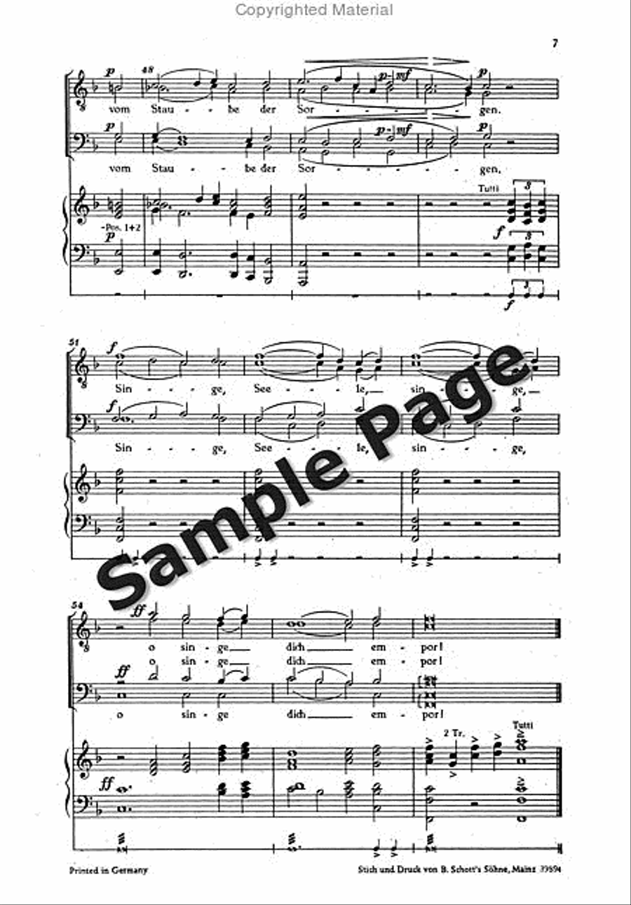 Wittmer El Festliche Hymne Men's Choir scores gallery preview page 7