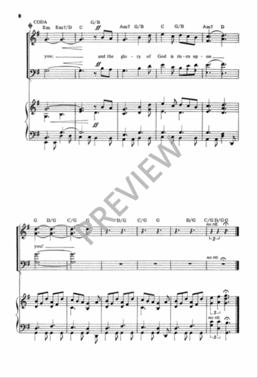 Arise, Shine! 3-Part scores gallery preview page 9
