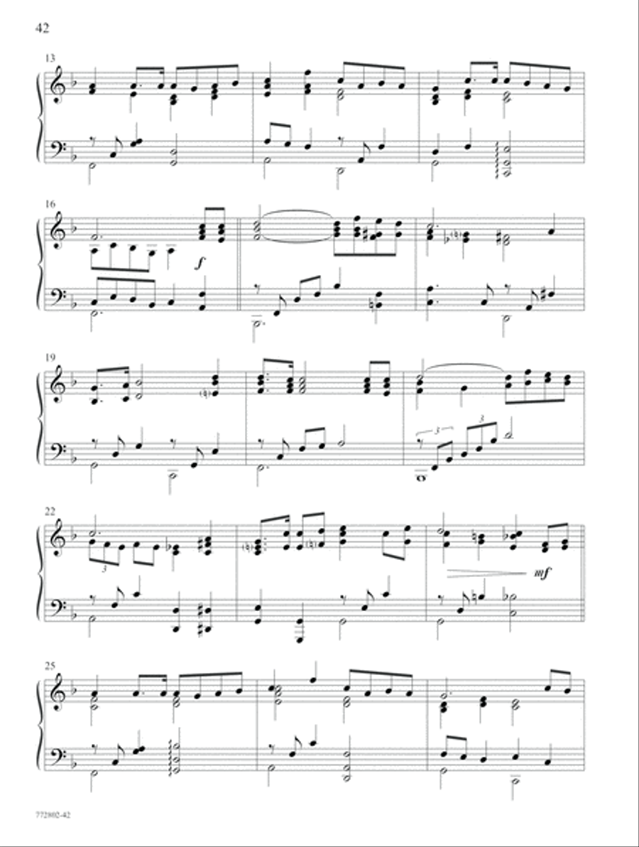The Faithfulness of God Piano Solo scores gallery preview page 21