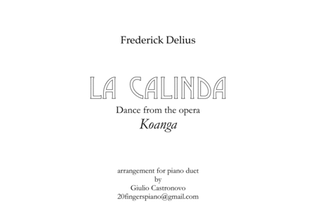 Delius: La Calinda (Dance from The Opera Koanga) for Piano Duet (4 hands)