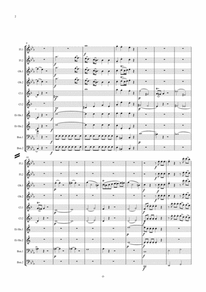 Mozart: Serenade No.12 in C minor "Nachtmusik" K388 Mvt.I Allegro - wind dectet image number null
