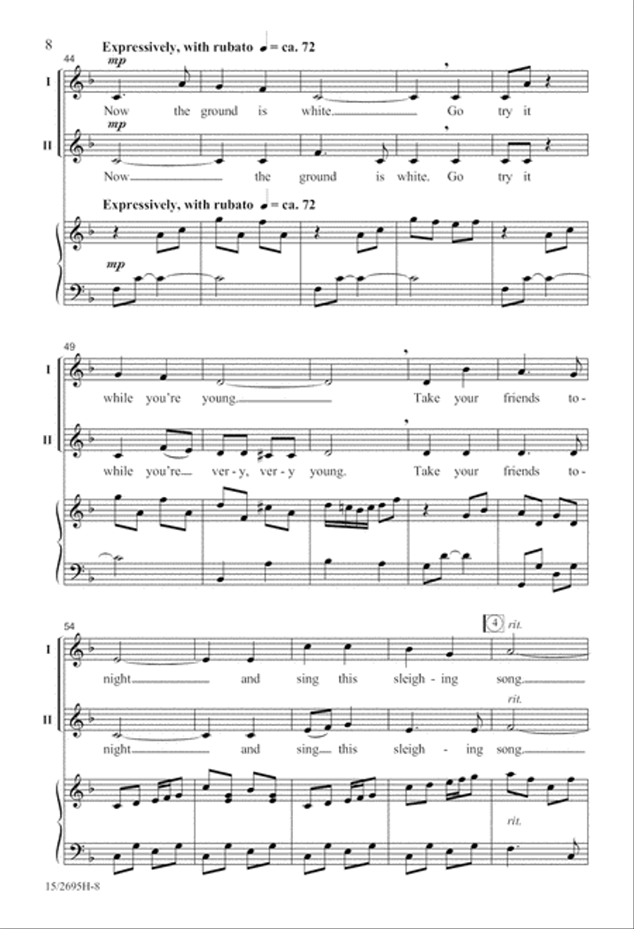 Jingle Bells 2-Part scores gallery preview page 9