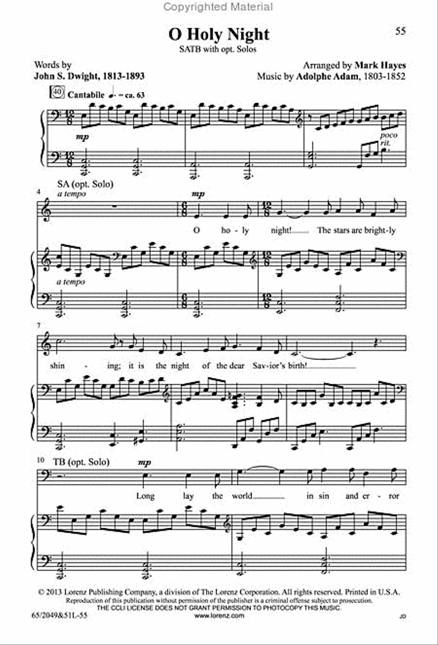 What Sweeter Music - SATB Score with Performance CD 4-Part scores gallery preview page 15