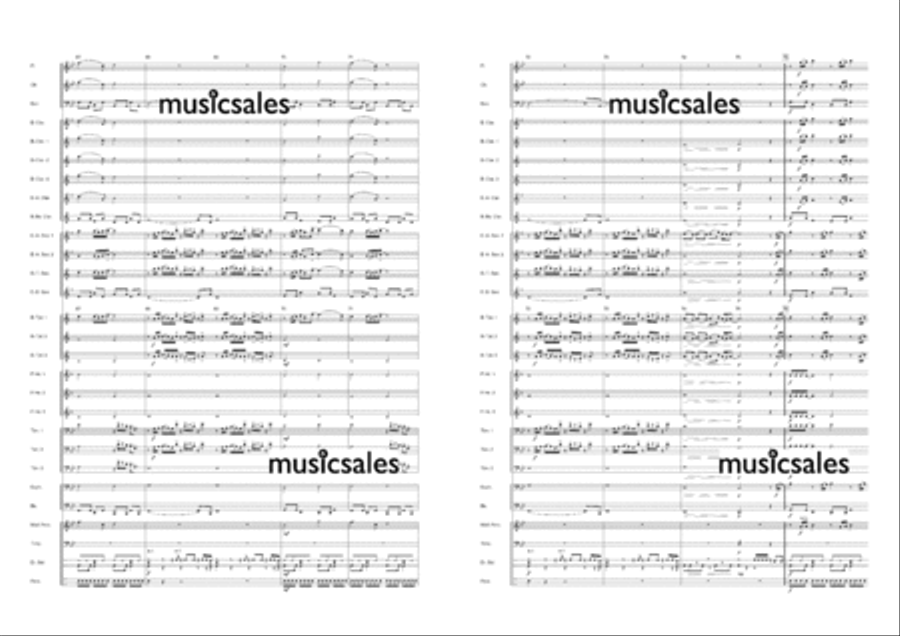 Une belle histoire Concert Band scores gallery preview page 8